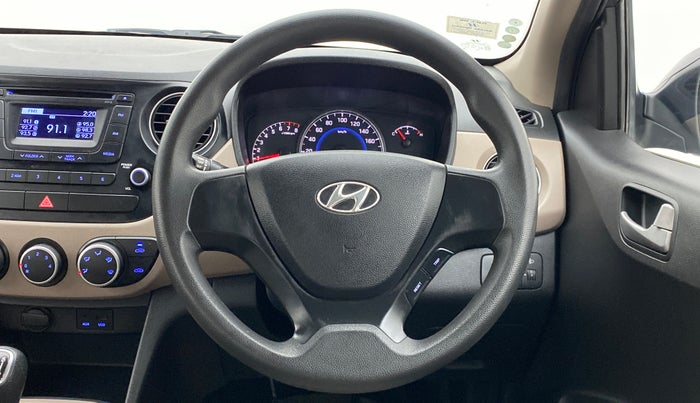 2014 Hyundai Grand i10 SPORTZ 1.2 KAPPA VTVT, Petrol, Manual, 38,007 km, Steering Wheel Close Up