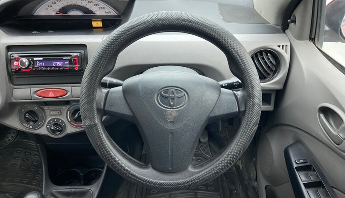 2011 Toyota Etios Liva G, Petrol, Manual, 67,229 km, Steering Wheel Close Up