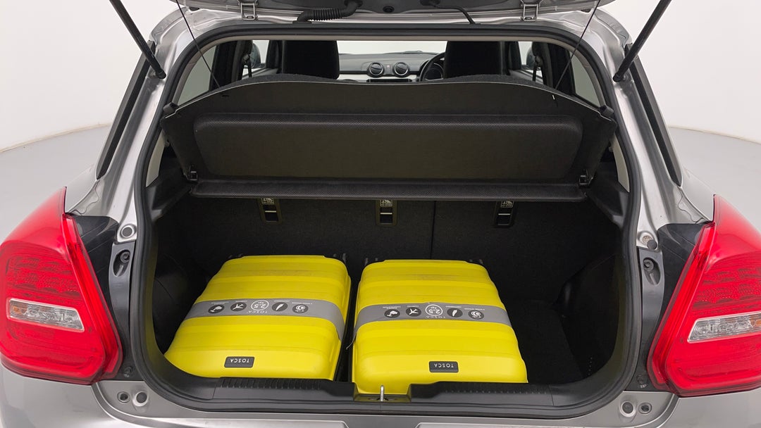 Boot Inside View with Luggage