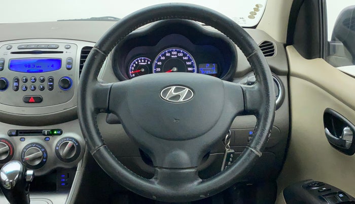 2012 Hyundai i10 SPORTZ 1.2 AT, Petrol, Automatic, 39,736 km, Steering Wheel Close Up