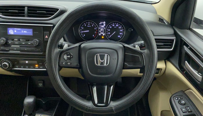 2018 Honda Amaze 1.2 V CVT I VTEC, Petrol, Automatic, 17,187 km, Steering Wheel Close Up