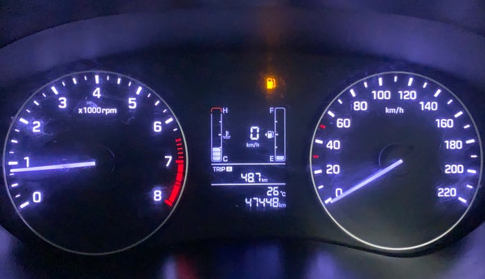 2017 Hyundai Elite i20 SPORTZ 1.2, Petrol, Manual, 47,400 km, Odometer View