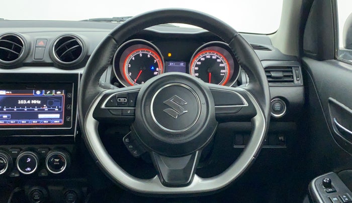 2019 Maruti Swift ZXI + AMT, Petrol, Automatic, 9,436 km, Steering Wheel Close Up