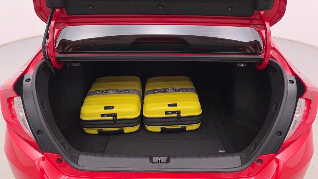 Boot Inside View with Luggage