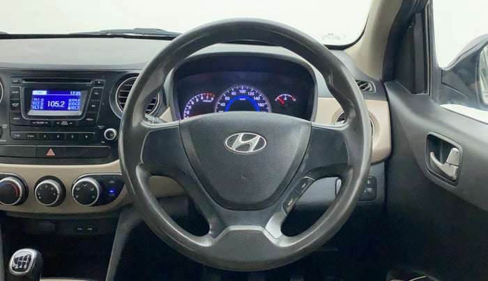 2013 Hyundai Grand i10 SPORTZ 1.2 KAPPA VTVT, Petrol, Manual, 79,205 km, Steering Wheel Close Up