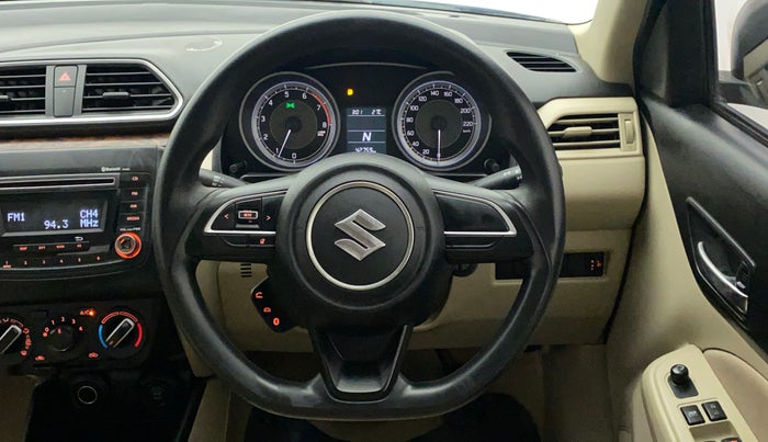 2017 Maruti Dzire VXI AMT, Petrol, Automatic, 42,759 km, Steering Wheel Close Up