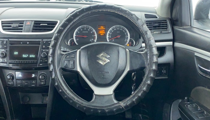 2014 Maruti Swift ZXI D, Petrol, Manual, 57,089 km, Steering Wheel Close Up