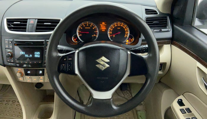2012 Maruti Swift Dzire ZXI 1.2 BS IV, Petrol, Manual, 76,932 km, Steering Wheel Close Up