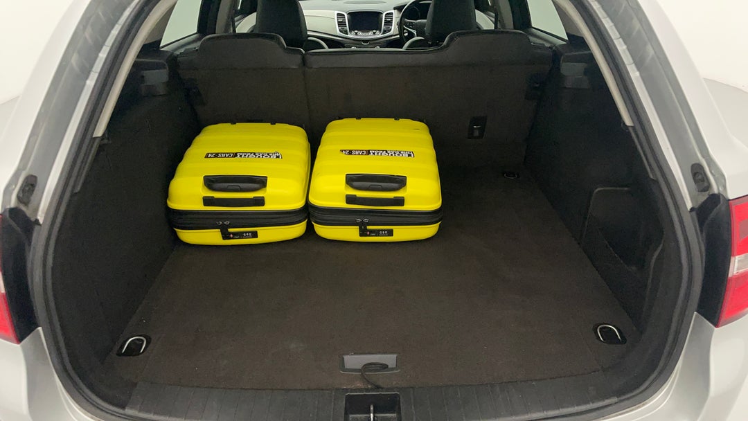 Boot Inside View with Luggage