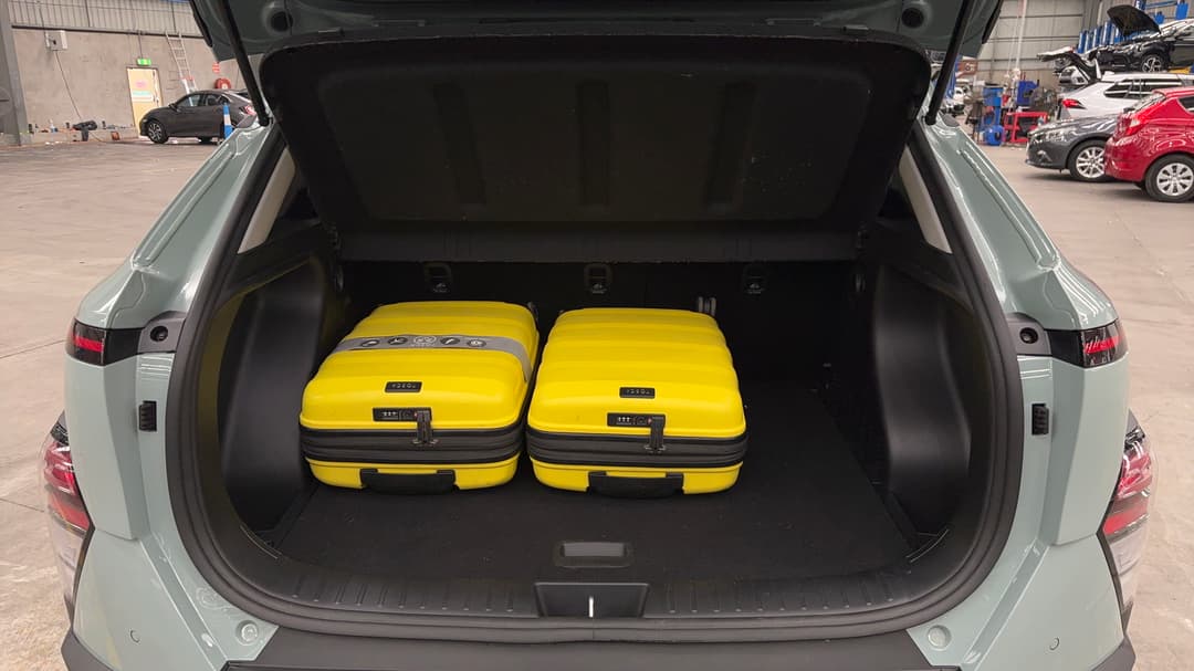 2025 Hyundai Kona Kona, Automatic, 11165 km, Boot Inside View with Luggage