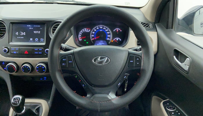 2019 Hyundai Grand i10 SPORTZ 1.2 KAPPA VTVT, Petrol, Manual, 69,796 km, Steering Wheel Close Up