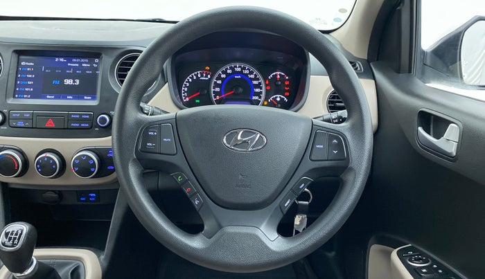 2019 Hyundai Grand i10 SPORTZ 1.2 KAPPA VTVT, Petrol, Manual, 13,477 km, Steering Wheel Close Up