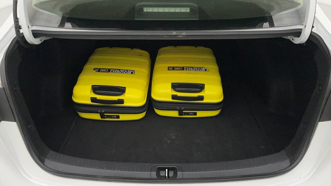 Boot Inside View with Luggage