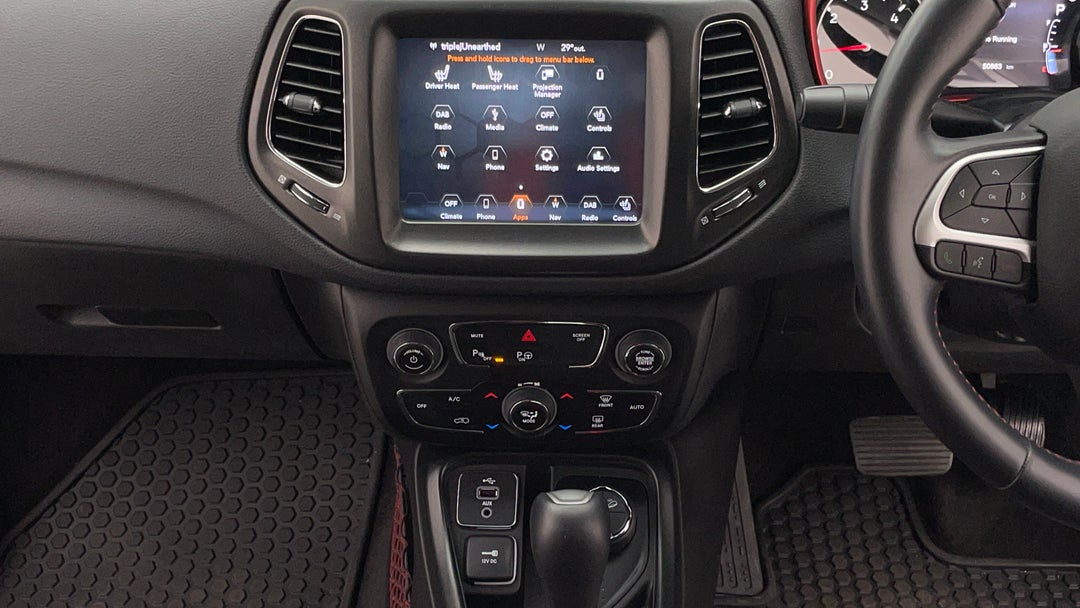 2017 Jeep Compass Trailhawk (4x4 Low), Automatic, 51238 km, Center Console