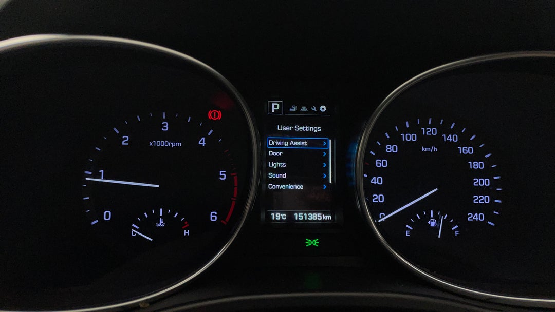 2015 Hyundai Santa Fe Highlander Crdi (4x4), Automatic, 151385 km, Odometer View