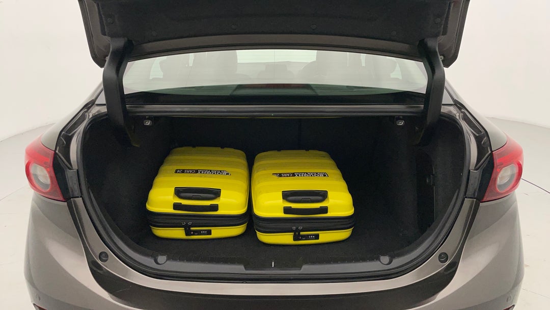 2017 Mazda 3 Sp25 Gt, Automatic, 98960 km, Boot Inside View with Luggage