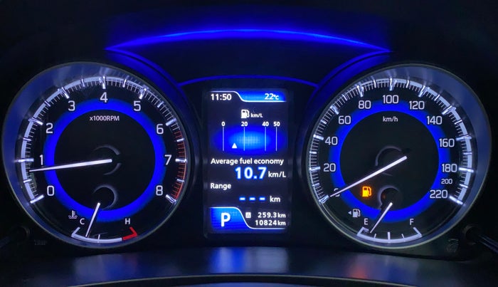 2019 Toyota Glanza V CVT, Petrol, Automatic, 10,879 km, Odometer Image