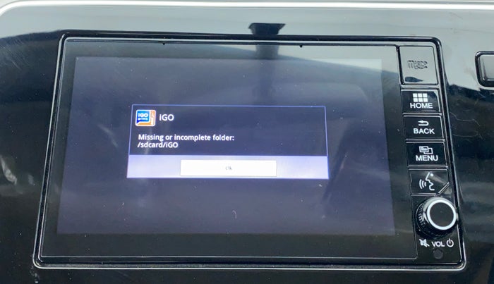 2018 Honda City V MT PETROL, Petrol, Manual, 32,413 km, Infotainment system - GPS Card not working/missing