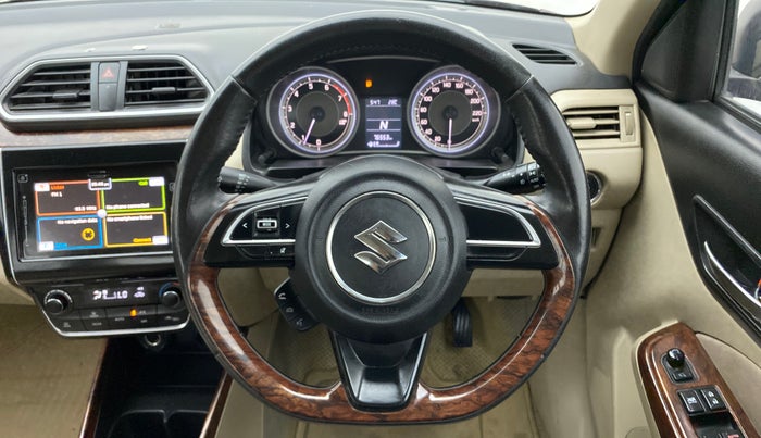 2018 Maruti Dzire ZXI PLUS AMT, Petrol, Automatic, 76,915 km, Steering Wheel Close Up