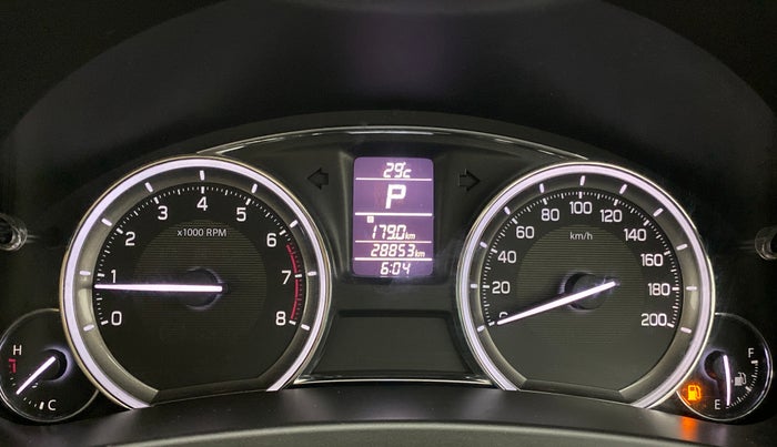 2016 Maruti Ciaz VXI PLUS AMT, Petrol, Automatic, 28,894 km, Odometer Image