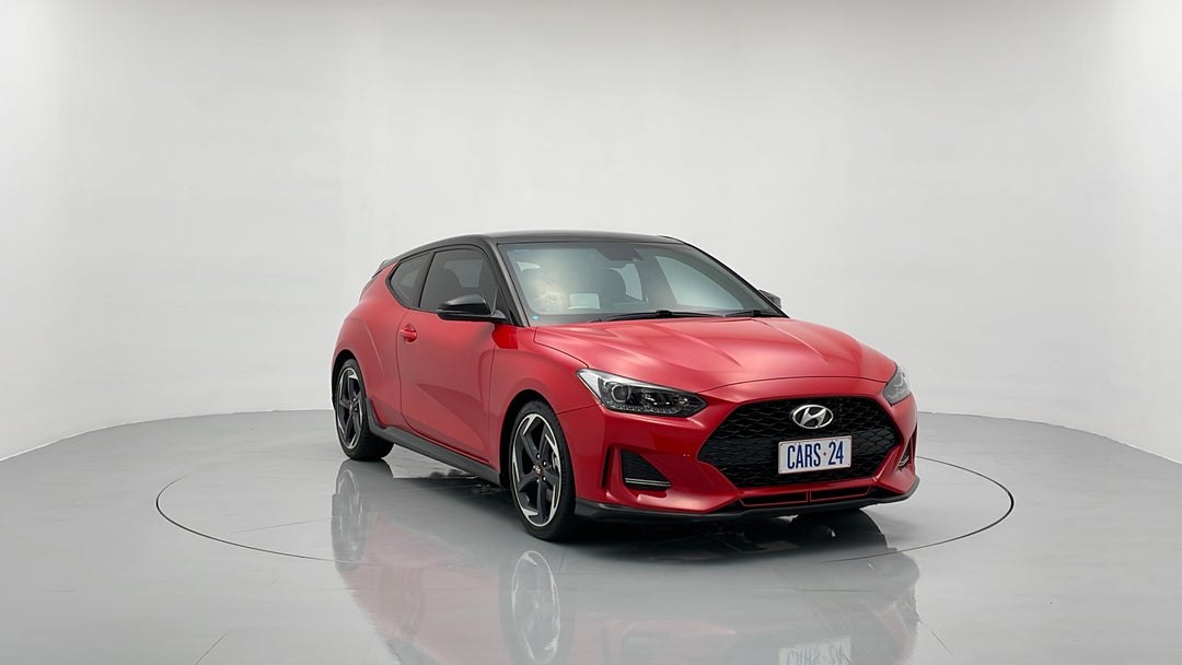 2019 Hyundai Veloster Turbo Premium, Manual, 19367 km, Right Front Diagonal (45- Degree) View
