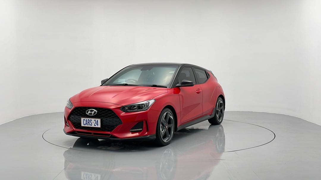 2019 Hyundai Veloster Turbo Premium, Manual, 19367 km, Left Front Diagonal (45- Degree) View