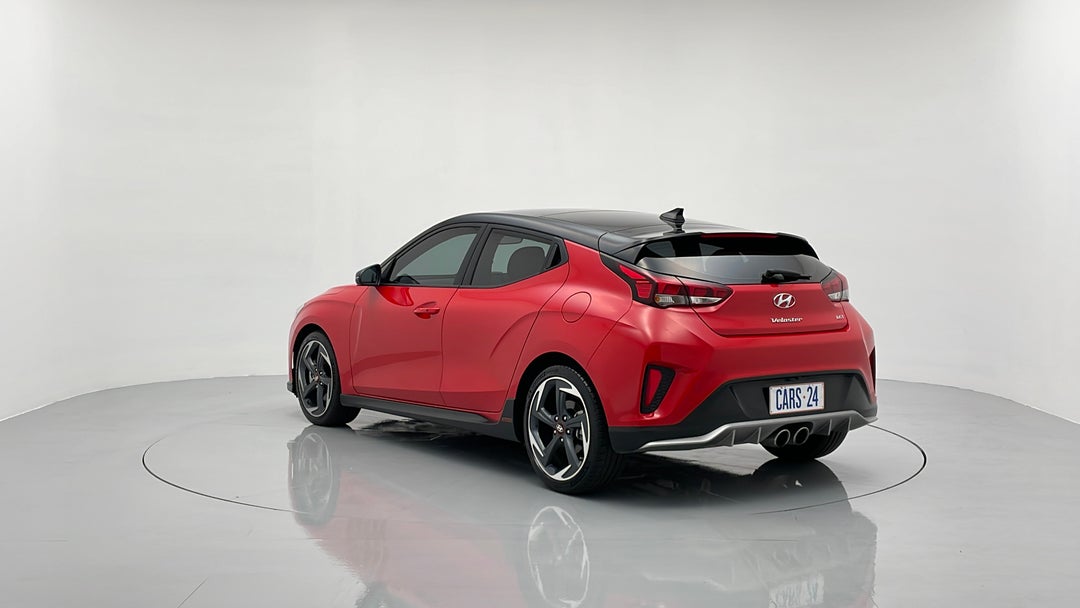 2019 Hyundai Veloster Turbo Premium, Manual, 19367 km, Left Back Diagonal (45- Degree) View
