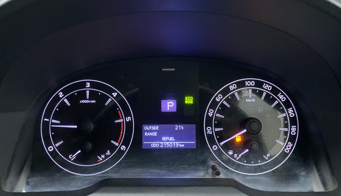 2016 Toyota Innova Crysta 2.8 GX AT 8 STR, Diesel, Automatic, 2,15,116 km, Odometer Image
