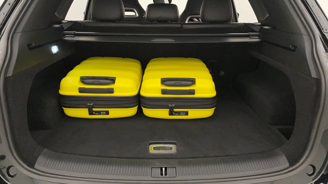 Boot Inside View with Luggage