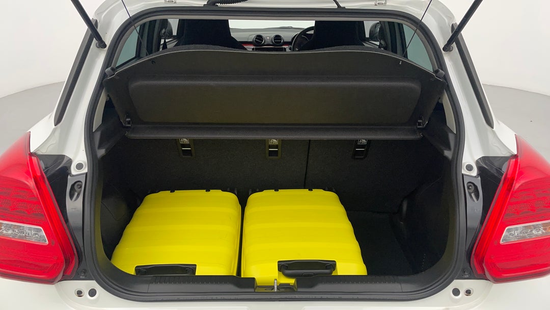 Boot Inside View with Luggage