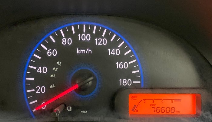 2016 Datsun Go T, Petrol, Manual, 76,598 km, Odometer Image