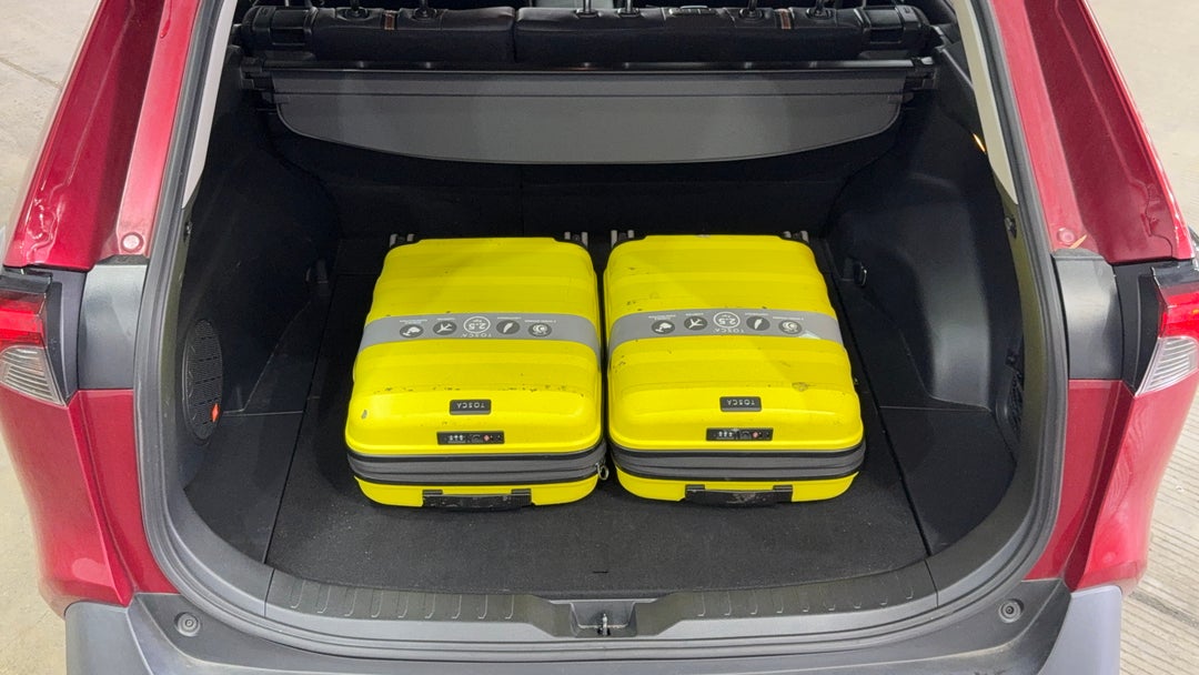 Boot Inside View with Luggage