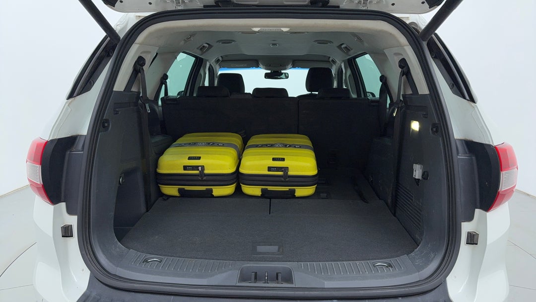 Boot Inside View with Luggage