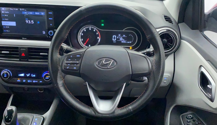 2022 Hyundai GRAND I10 NIOS SPORTZ AMT 1.2 KAPPA VTVT, Petrol, Automatic, 13,692 km, Steering Wheel Close Up