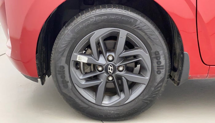 2022 Hyundai GRAND I10 NIOS SPORTZ AMT 1.2 KAPPA VTVT, Petrol, Automatic, 13,692 km, Left Front Wheel
