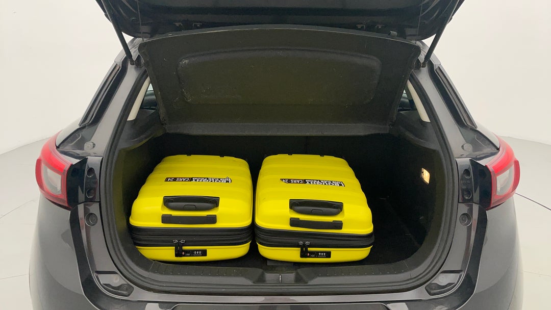 Boot Inside View with Luggage