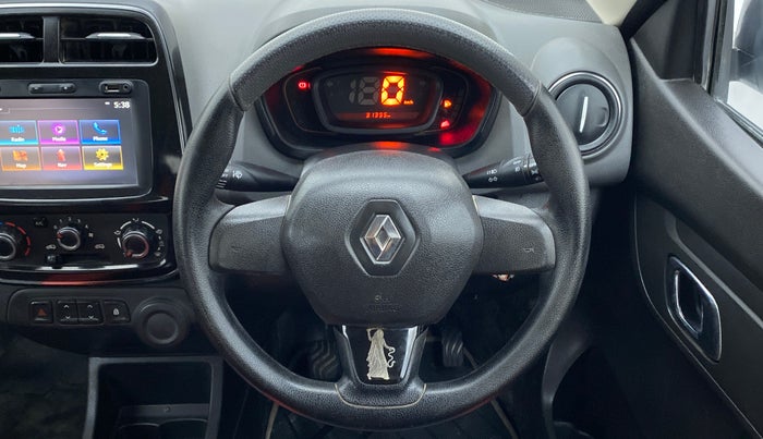 2018 Renault Kwid 1.0 RXT Opt, Petrol, Manual, 31,396 km, Steering Wheel Close Up