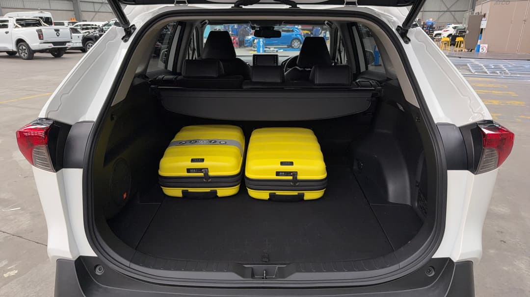 2021 Toyota RAV4 Cruiser (2WD) Hybrid, Automatic, 76412 km, Boot Inside View with Luggage