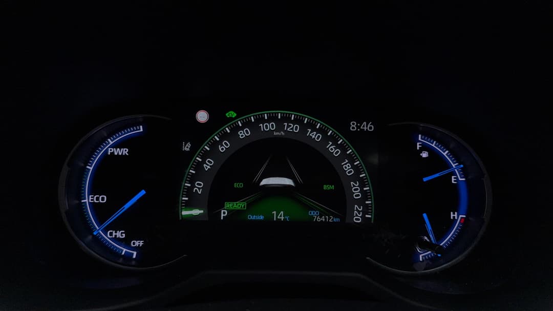 2021 Toyota RAV4 Cruiser (2WD) Hybrid, Automatic, 76412 km, Odometer View