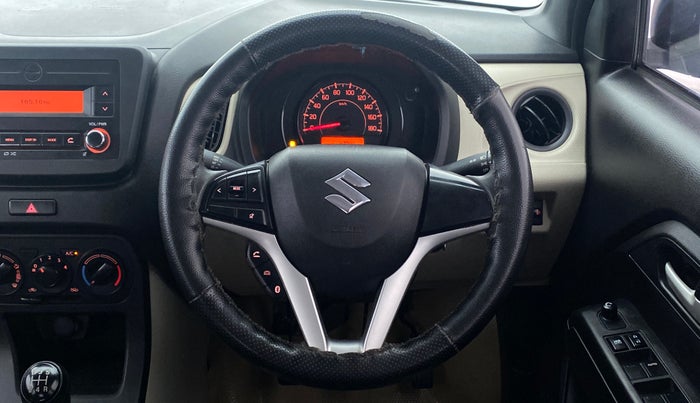 2019 Maruti New Wagon-R VXI 1.2L, Petrol, Manual, 43,086 km, Steering Wheel Close Up
