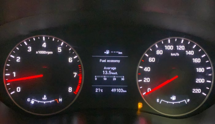 2018 Hyundai Elite i20 ASTA 1.2 (O), Petrol, Manual, 49,103 km, Odometer Image