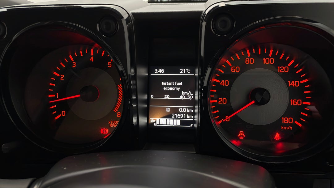 2021 Suzuki Jimny Glx (qld), Manual, 21635 km, Odometer View