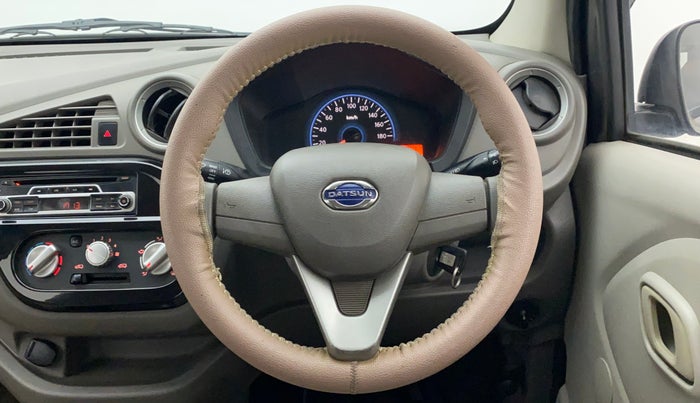 2016 Datsun Redi Go T (O), Petrol, Manual, 48,496 km, Steering Wheel Close Up