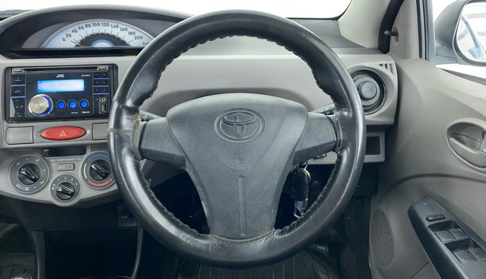 2011 Toyota Etios G, CNG, Manual, 84,437 km, Steering Wheel Close Up