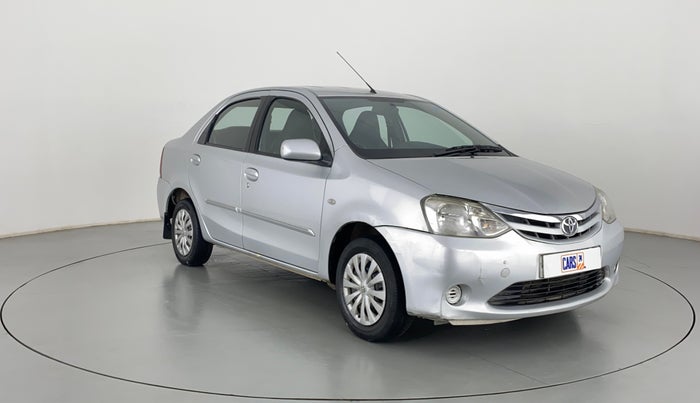 2011 Toyota Etios G, CNG, Manual, 84,437 km, Right Front Diagonal