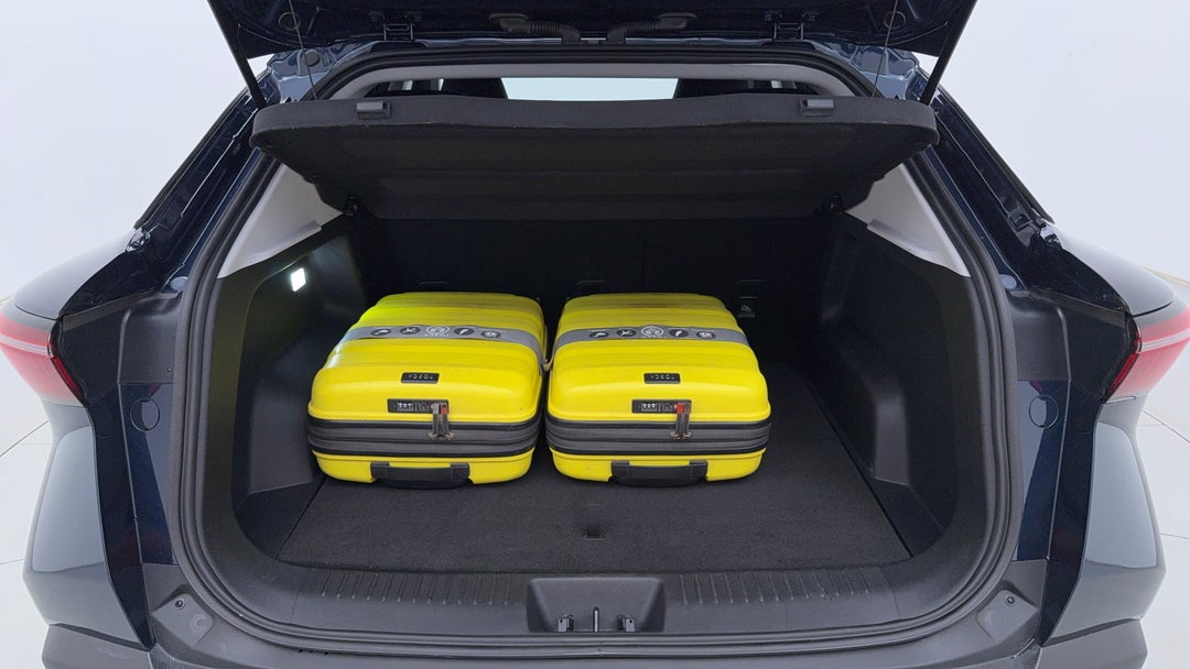Boot Inside View with Luggage