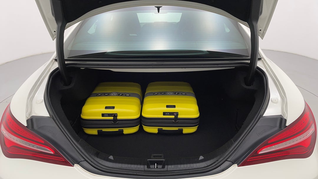 Boot Inside View with Luggage