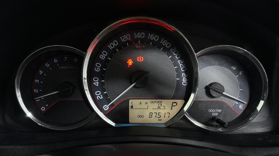 2014 Toyota Corolla Ascent Sport, Automatic, 87517 km, Odometer View