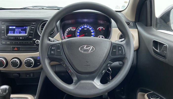 2018 Hyundai Xcent E PLUS, Petrol, Manual, 47,188 km, Steering Wheel Close Up
