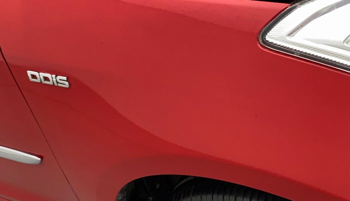 2017 Maruti Swift VDI ABS, Diesel, Manual, 62,373 km, Right fender - Paint has minor damage